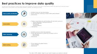 Best Practices To Improve Data Quality