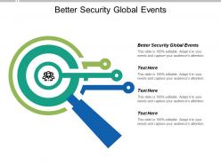 Better security global events ppt powerpoint presentation pictures information cpb