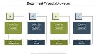 Betterment Financial Advisors In Powerpoint And Google Slides Cpb