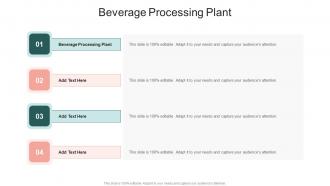 Beverage Processing Plant In Powerpoint And Google Slides Cpb