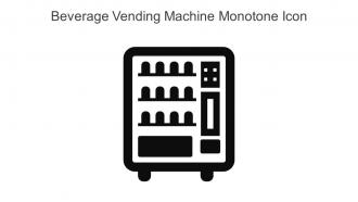 Beverage Vending Machine Monotone Icon In Powerpoint Pptx Png And Editable Eps Format