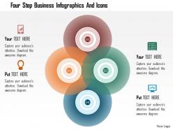 Bf four step business infographics and icons powerpoint templets