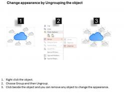 Bf multi staged cloud computing diagram powerpoint template