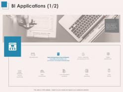Bi applications data ppt powerpoint presentation summary picture