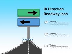 Bi Direction Roadway Icon