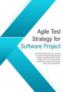 Bi fold agile test strategy software project document report pdf ppt template