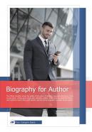 Bi fold biography for author document report pdf ppt template one pager