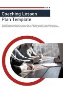 Bi fold coaching lesson plan document report pdf ppt template