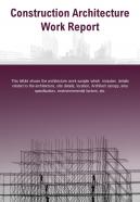 Bi fold construction architecture work document report pdf ppt template