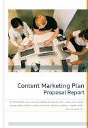 Bi fold content marketing plan proposal document report pdf ppt template one pager