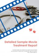 Bi fold detailed sample movie treatment report document pdf ppt template one pager