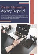 Bi fold digital marketing agency proposal document report pdf ppt template