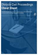 Bi fold divorce civil proceedings cheat sheet document report pdf ppt template