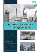 Bi fold industrial product catalog document report pdf ppt template one pager