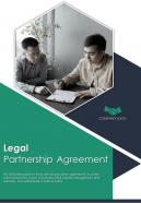 Bi fold legal partnership agreement document report pdf ppt template one pager