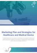 Bi fold marketing plan and strategies for healthcare and medical device document report pdf ppt template