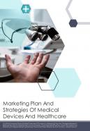 Bi fold marketing plan and strategies of medical devices and healthcare document report pdf ppt template