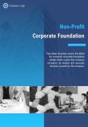 Bi Fold Non Profit Corporate Foundation Document Report PDF PPT Template