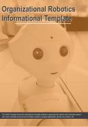Bi fold organizational robotics informational document report pdf ppt template