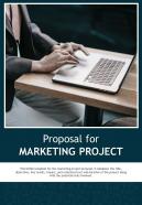 Bi fold proposal for marketing project document report pdf ppt template