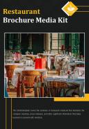 Bi fold restaurant brochure media kit document report pdf ppt template one pager