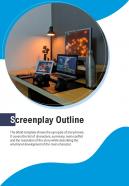 Bi fold screenplay outline document report pdf ppt template one pager
