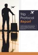 Bi fold trip protocol document report pdf ppt template