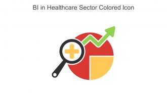 BI In Healthcare Sector Colored Icon In Powerpoint Pptx Png And Editable Eps Format
