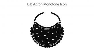 Bib Apron Monotone Icon In Powerpoint Pptx Png And Editable Eps Format