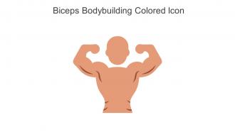 Biceps Bodybuilding Colored Icon In Powerpoint Pptx Png And Editable Eps Format