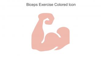 Biceps Exercise Colored Icon In Powerpoint Pptx Png And Editable Eps Format
