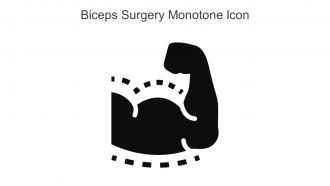 Biceps Surgery Monotone Icon In Powerpoint Pptx Png And Editable Eps Format