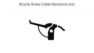 Bicycle Brake Cable Monotone Icon In Powerpoint Pptx Png And Editable Eps Format