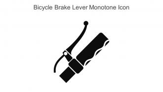 Bicycle Brake Lever Monotone Icon In Powerpoint Pptx Png And Editable Eps Format