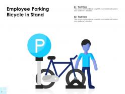 Bicycle Business Team Bulb Icon Commuting Electric Employee Parking Crossing Traveler