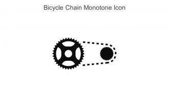 Bicycle Chain Monotone Icon In Powerpoint Pptx Png And Editable Eps Format