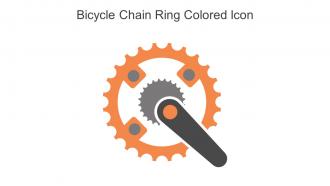 Bicycle Chain Ring Colored Icon In Powerpoint Pptx Png And Editable Eps Format