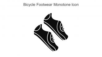 Bicycle Footwear Monotone Icon In Powerpoint Pptx Png And Editable Eps Format