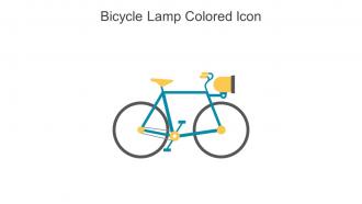 Bicycle Lamp Colored Icon In Powerpoint Pptx Png And Editable Eps Format