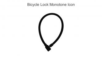 Bicycle Lock Monotone Icon In Powerpoint Pptx Png And Editable Eps Format