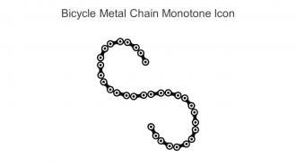 Bicycle Metal Chain Monotone Icon In Powerpoint Pptx Png And Editable Eps Format