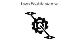 Bicycle Pedal Monotone Icon In Powerpoint Pptx Png And Editable Eps Format