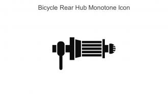 Bicycle Rear Hub Monotone Icon In Powerpoint Pptx Png And Editable Eps Format