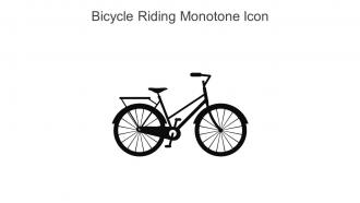 Bicycle Riding Monotone Icon In Powerpoint Pptx Png And Editable Eps Format