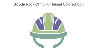 Bicycle Rock Climbing Helmet Colored Icon In Powerpoint Pptx Png And Editable Eps Format