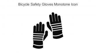 Bicycle Safety Gloves Monotone Icon In Powerpoint Pptx Png And Editable Eps Format