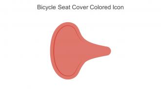 Bicycle Seat Cover Colored Icon In Powerpoint Pptx Png And Editable Eps Format