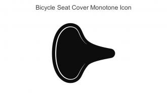 Bicycle Seat Cover Monotone Icon In Powerpoint Pptx Png And Editable Eps Format