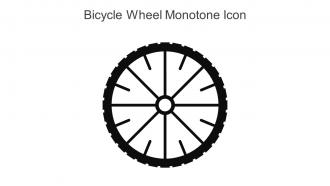 Bicycle Wheel Monotone Icon In Powerpoint Pptx Png And Editable Eps Format