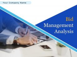 Bid management analysis powerpoint presentation slides